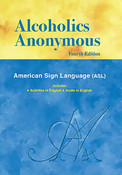 Alcoholics Anonymous "Big Book" pocket abridged ASL on DVD