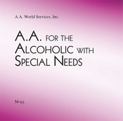 A.A. for the Alcoholic with Special Needs CD