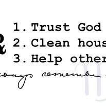 Trust God Clean House