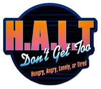 Halt Sticker