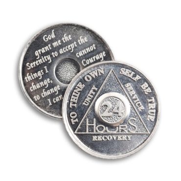 24 Hour Aluminum Medallion