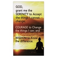 Serenity Prayer Bookmark