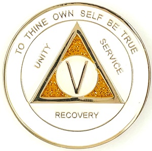 White Colored Medallion